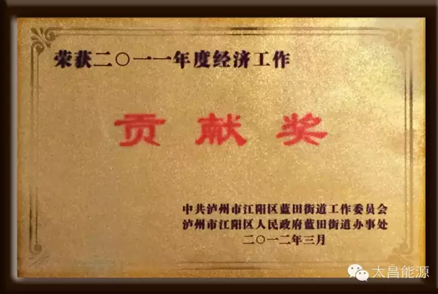 經(jīng)濟工作貢獻獎